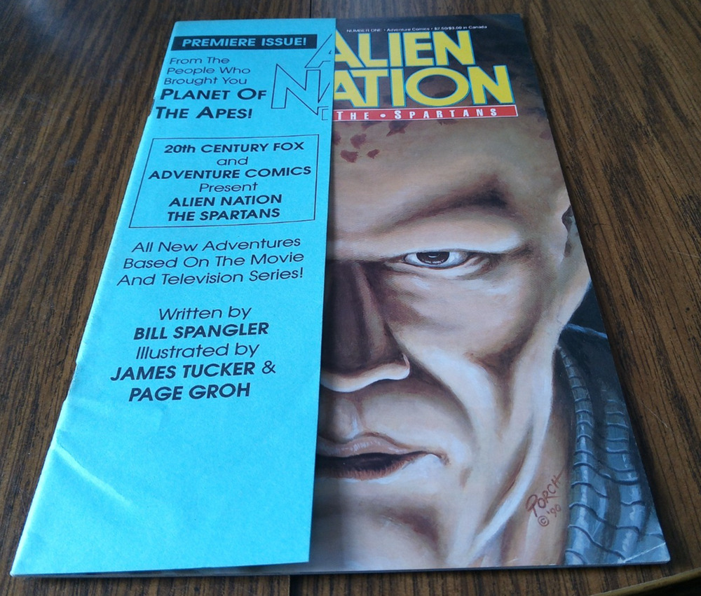 Alien Nation: The Spartans #1 1990 Adventure Comics Blue Cover